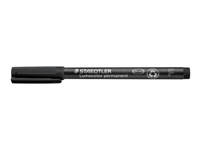 Viltstift Staedtler OHP Lumo F 318 perm zwart