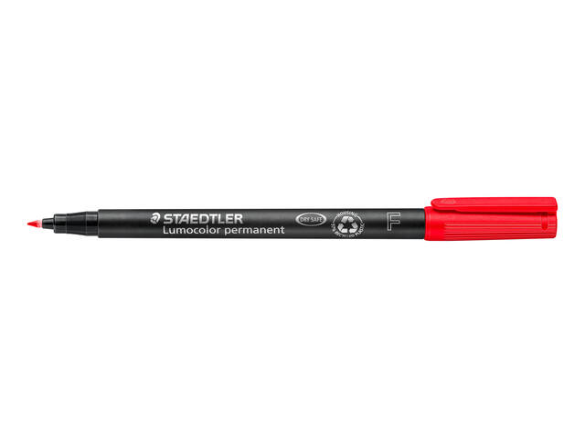 Viltstift Staedtler OHP Lumo F 318 perm rood