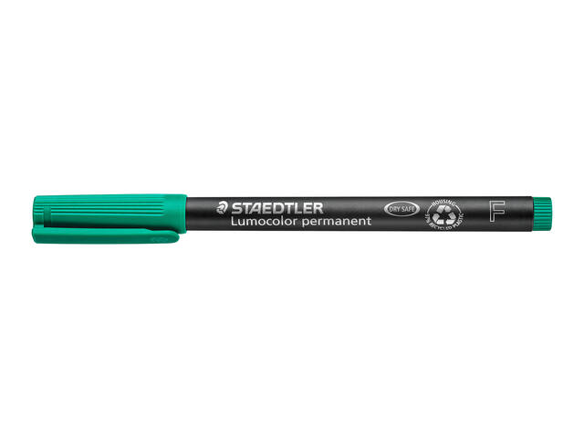 Viltstift Staedtler OHP Lumo F 318 perm groen