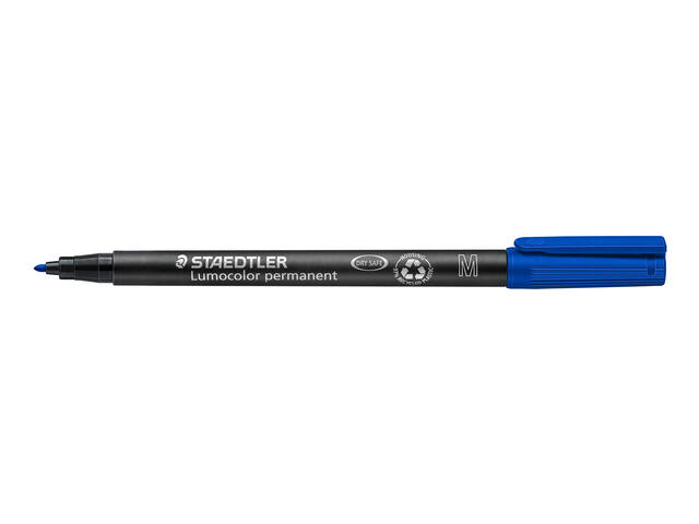 Viltstift Staedtler OHP Lumo M 317 perm blauw
