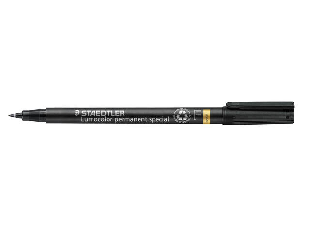 Viltstift Staedtler OHP Lumo F 319 perm special zw