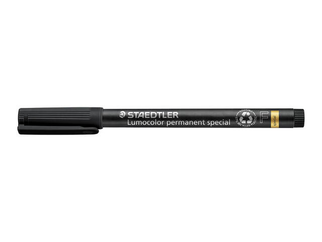 Viltstift Staedtler OHP Lumo F 319 perm special zw