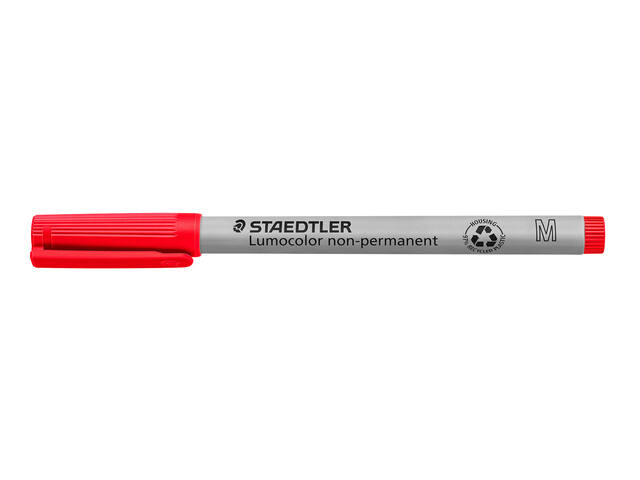 Viltstift Staedtler OHP Lumo M 315 non perm rood