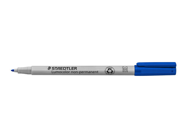 Viltstift Staedtler OHP Lumo M 315 non perm blauw