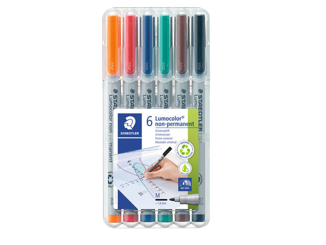 Viltstift Staedtler OHP Lumo M 315 non perm wp6
