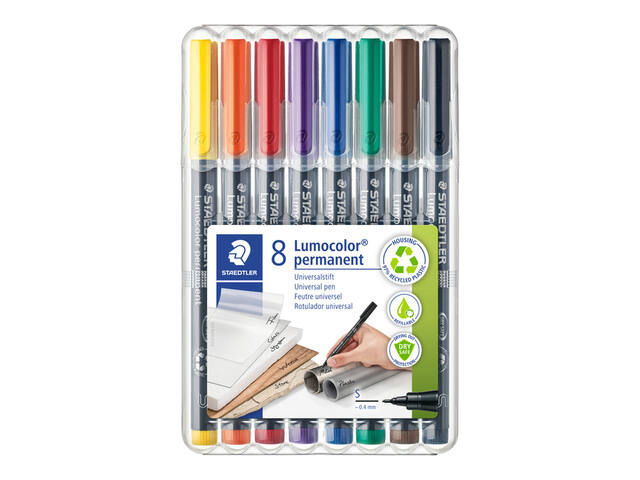 Viltstift Staedtler OHP Lumo SF 313 perm wp8s