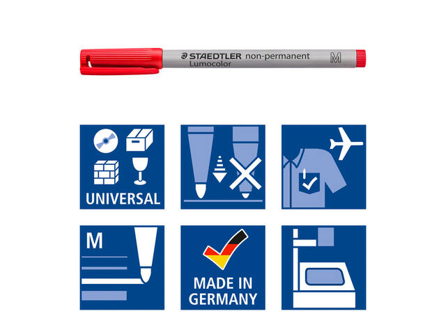 Viltstift Staedtler OHP Lumo M 315 non perm wp4
