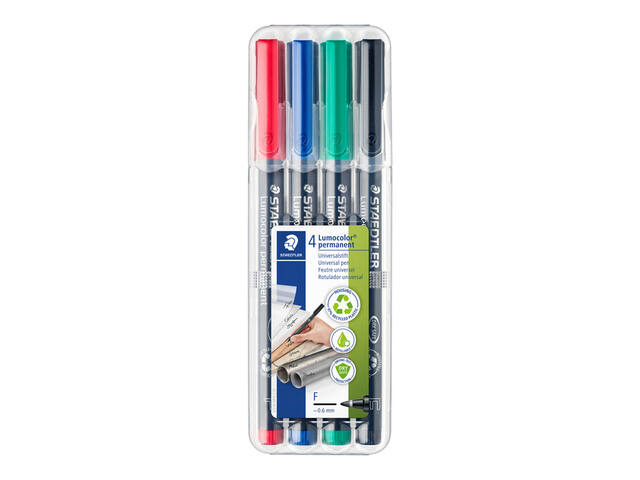 Viltstift Staedtler OHP Lumo F 318 perm wp4