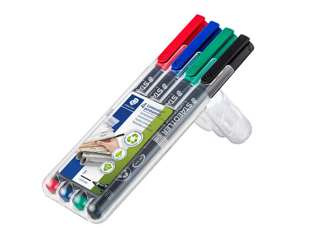 Viltstift Staedtler OHP Lumo F 318 perm wp4