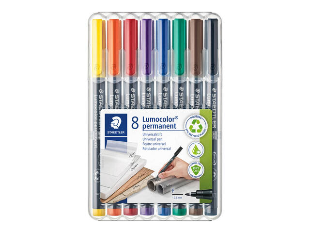Viltstift Staedtler OHP Lumo F 318 perm wp8