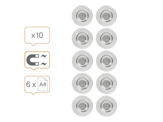 Glasbordmagneet Nobo extra sterk 32mm
