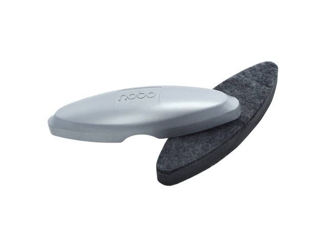 Glasbordwisser Nobo zilver