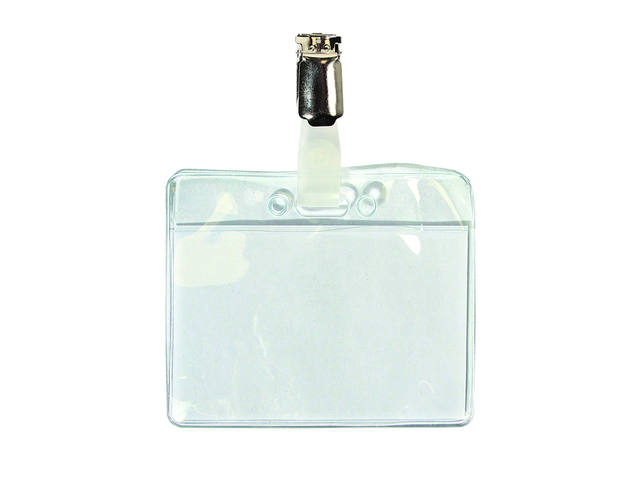 Badge Quantore clip 60x90mm
