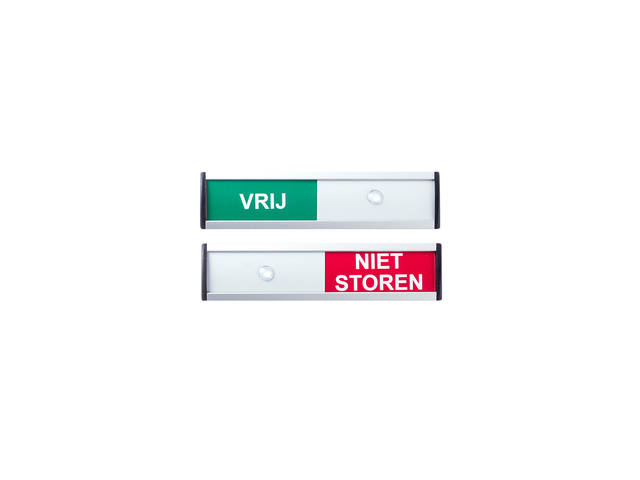 Infobord vrij niet storen 125x30mm