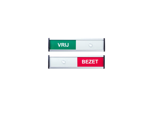 Infobord vrij bezet 125x30mm