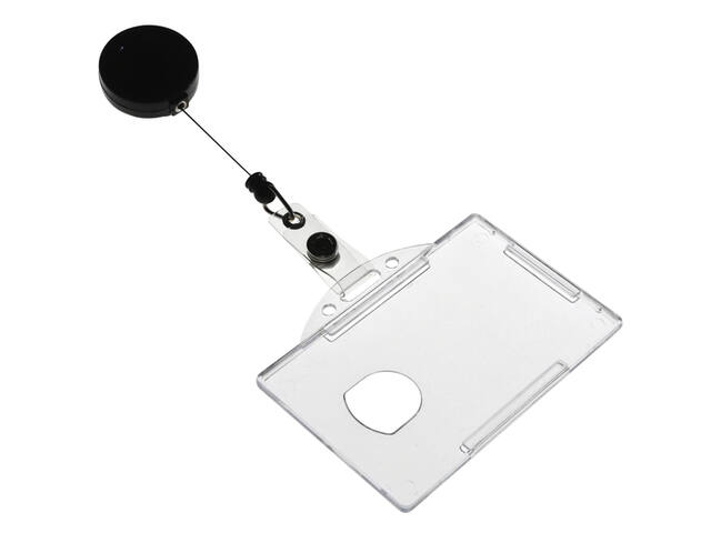 Pashouder Europel open met afroller 54x85mm