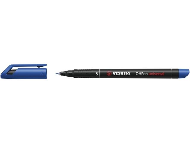 Viltstift STABILO OHP 841/41 rond SF blauw