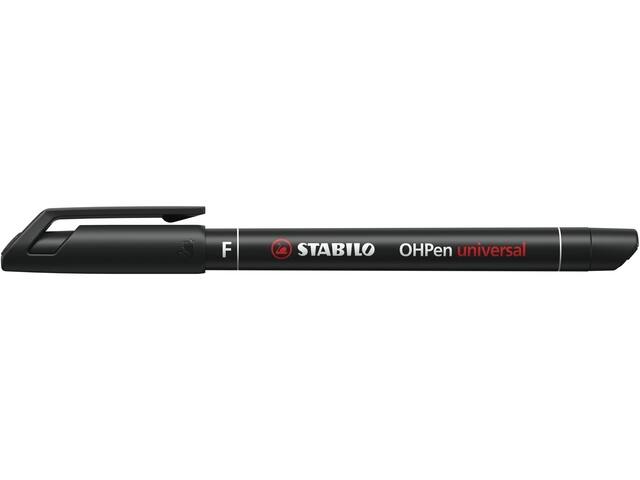 Viltstift STABILO OHP 842/46 rond F zwart