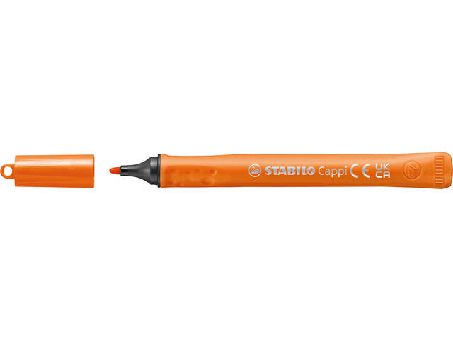 Viltstift STABILO Cappi 168/12 M 12st assorti