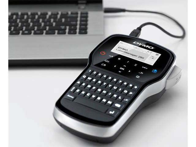 Labelprinter Dymo LM 280 qwerty 12mm koffer
