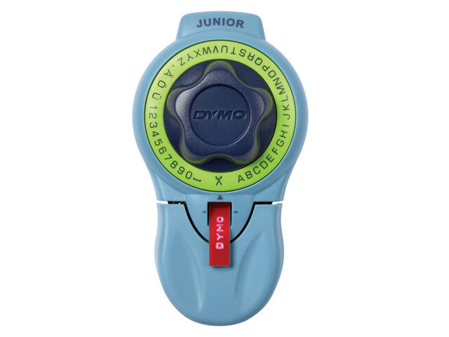 Lettertang Dymo Junior embossing blauw