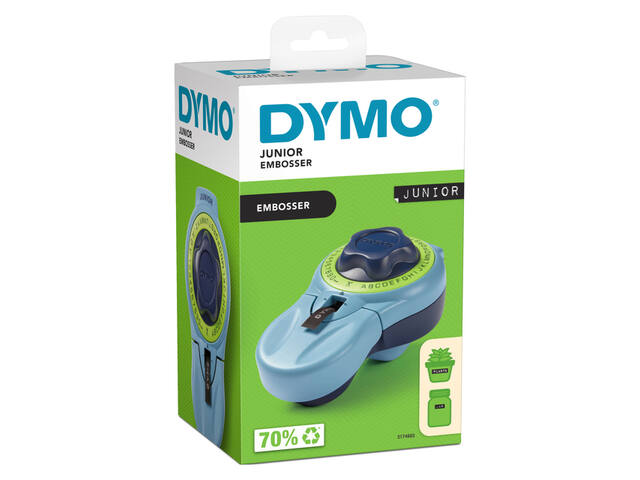 Lettertang Dymo Junior embossing blauw