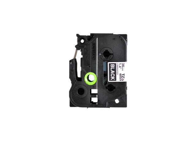 Labeltape Brother Ptouch TZe365 36mm zwart