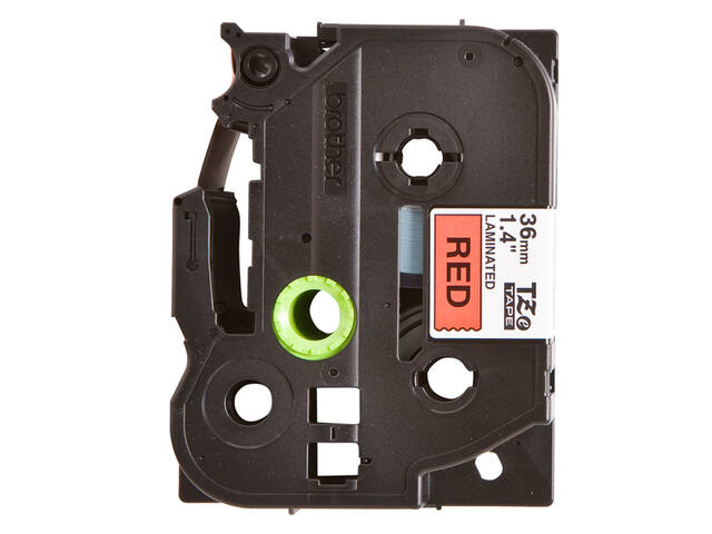 Labeltape Brother Ptouch TZe461 36mm rood