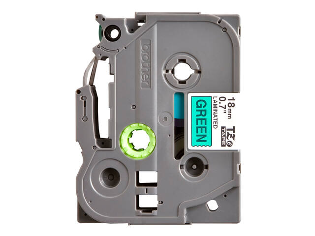 Labeltape Brother Ptouch TZe741 18mm groen