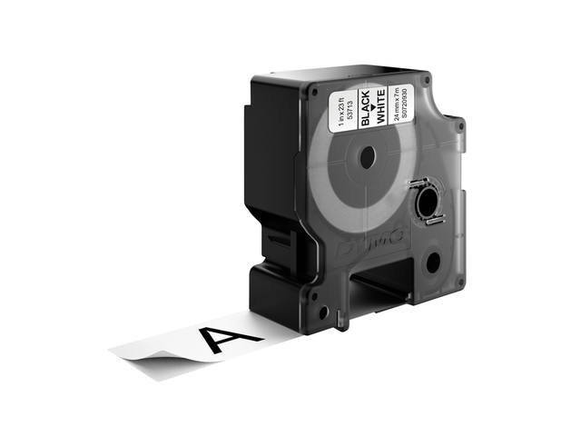 Labeltape Dymo LabelManager D1 polyester 24mm wit