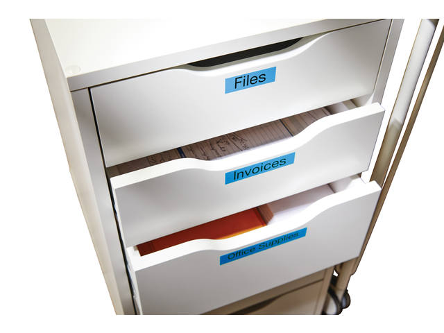 Labeltape Dymo LabelManager D1 polyester 19mm bl