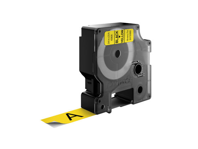 Labeltape Dymo LabelManager D1 polyester 19mm geel
