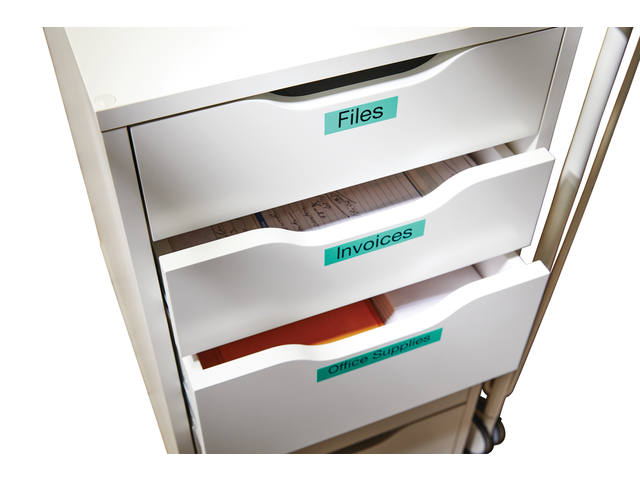 Labeltape Dymo LabelManager D1 polyester 19mm grn