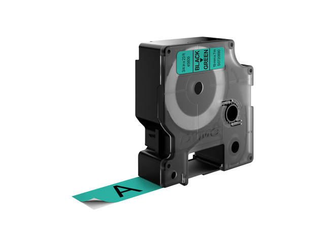 Labeltape Dymo LabelManager D1 polyester 19mm grn