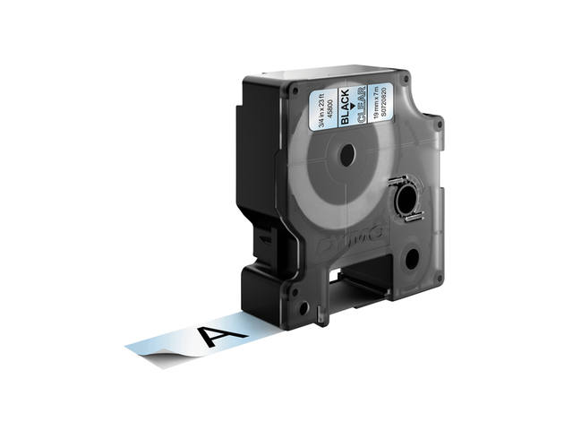 Labeltape Dymo LabelManager D1 polyester 19mm trns