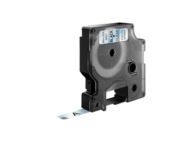 Labeltape Dymo LabelManager D1 polyester 9mm trns