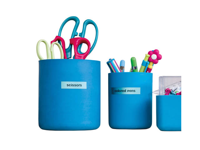 Labeltape Dymo LabelManager D1 polyester 9mm blauw