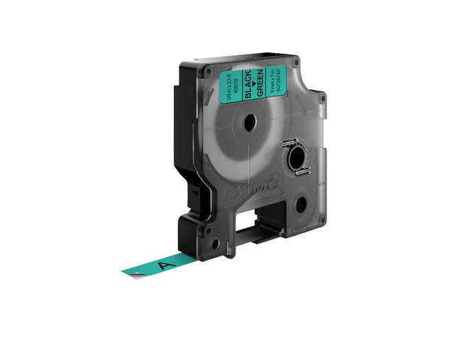 Labeltape Dymo LabelManager D1 polyester 9mm groen