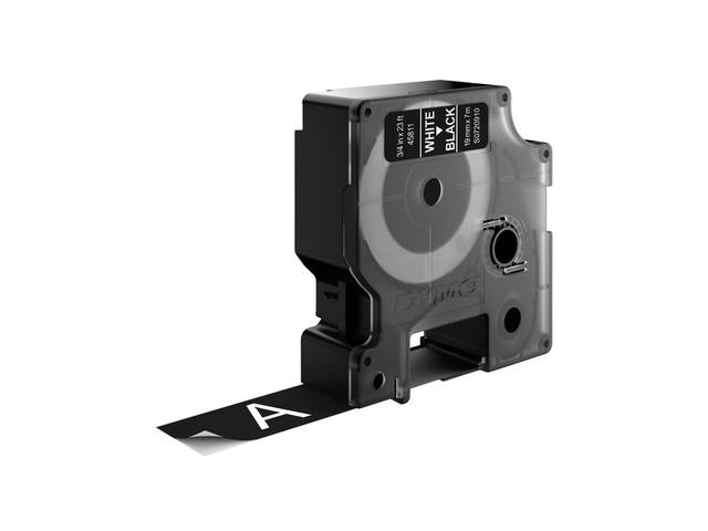 Labeltape Dymo LabelManager D1 polyester 19mm zw