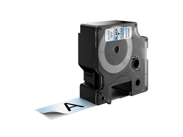 Labeltape Dymo LabelManager D1 polyester 24mm trns