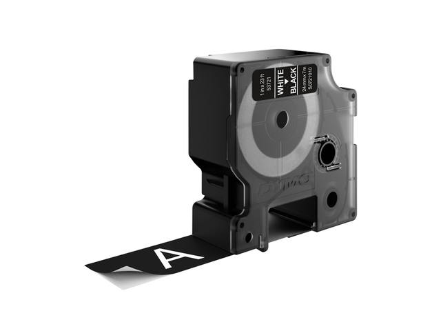 Labeltape Dymo LabelManager D1 polyester 24mm zw