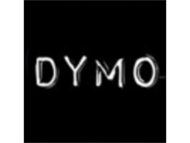 Relieftape Dymo embossing plastic 9mm zwart