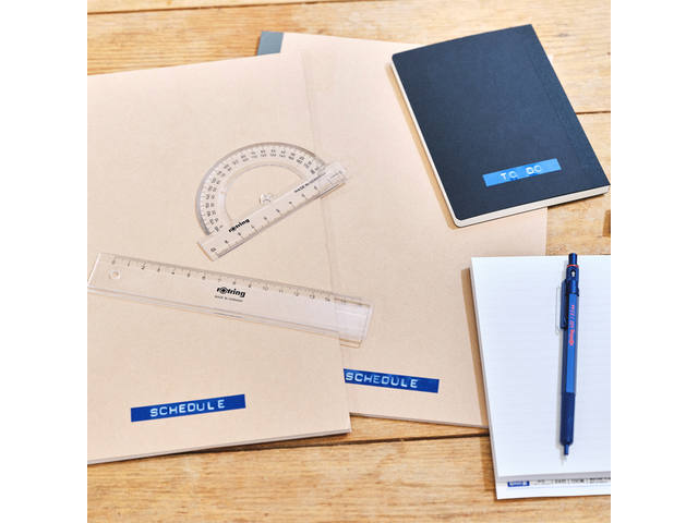 Relieftape Dymo embossing vinyl 9mm 3 stuks