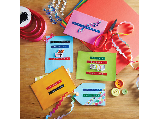 Relieftape Dymo embossing vinyl 9mm 3 stuks