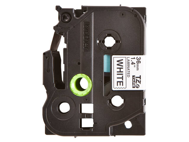 Labeltape Brother Ptouch TZe261 36mm wit