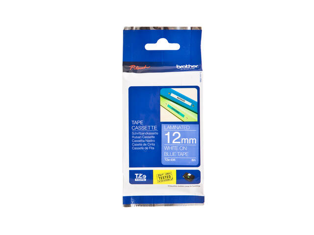 Labeltape Brother Ptouch TZe535 12mm blauw