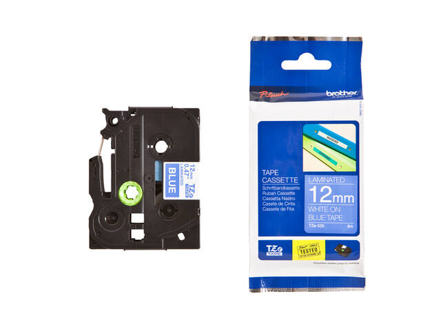Labeltape Brother Ptouch TZe535 12mm blauw