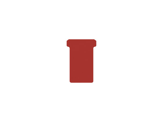 T-kaart Djois formaat 2 48mm rood 100st