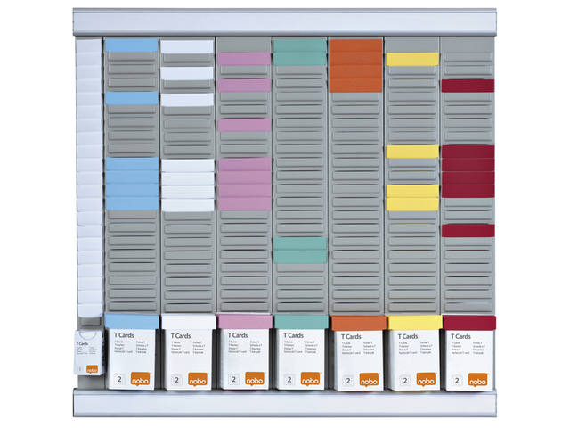 Planbord Nobo week/uur 8 panelen met 24 sleuven