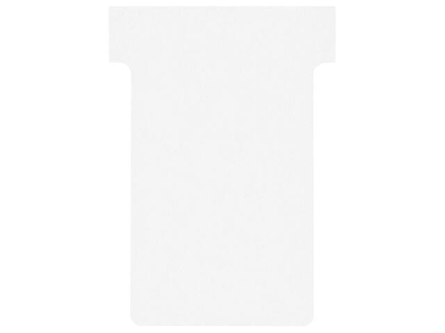 T-kaart Nobo nr.2 48mm wit 100 stuks